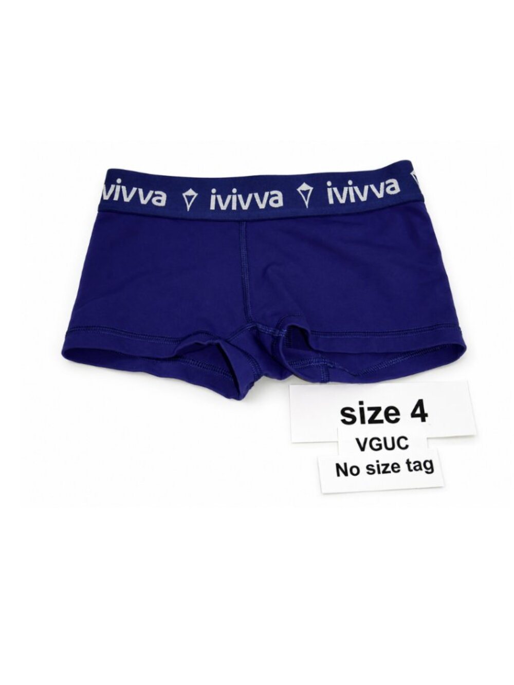 Ivivva Girl by Lululemon 🍋Spandex Rhythmic Shorts Purple Elastic Waist size 4